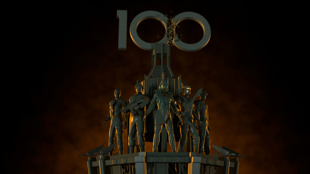 Pieza promocional de la última temporada de la serie Los 100 para el canal Syfy de Universal TV